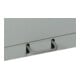 STUMPF Collecteur de matériaux recyclables 70 l H1000×I400×P380 mm gris clair galvanisé, insert, pédale
