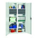Stumpf Edelstahl-Sichtfensterschrank Cabinox, 1800x900x400mm, 4 Fachböden