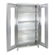 Stumpf Edelstahl-Sichtfensterschrank Cabinox, 1900x900x400mm, 4 Fachböden, Sockelfüße-3