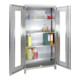 Stumpf Edelstahl-Sichtfensterschrank Cabinox, 1900x900x400mm, 4 Fachböden, Sockelfüße-4