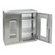 Stumpf Edelstahl-Sichtfensterschrank Cabinox, 900x900x400mm, 2 Fachböden-4