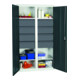 Stumpf Edelstahl-Umweltschrank Cabinox, 1800x450x400mm, Sockelfüße