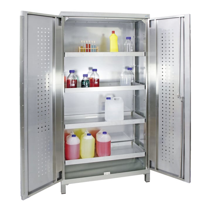 Stumpf Edelstahl-Umweltschrank Cabinox, 1800x900x400mm, Sockelfüße