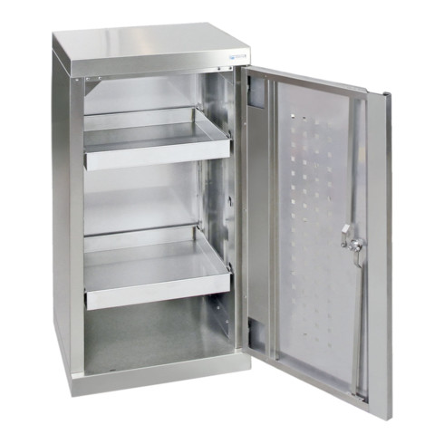 Stumpf Edelstahl-Umweltschrank Cabinox, 900x450x400mm, 2 dichtgeschweißte Wannen