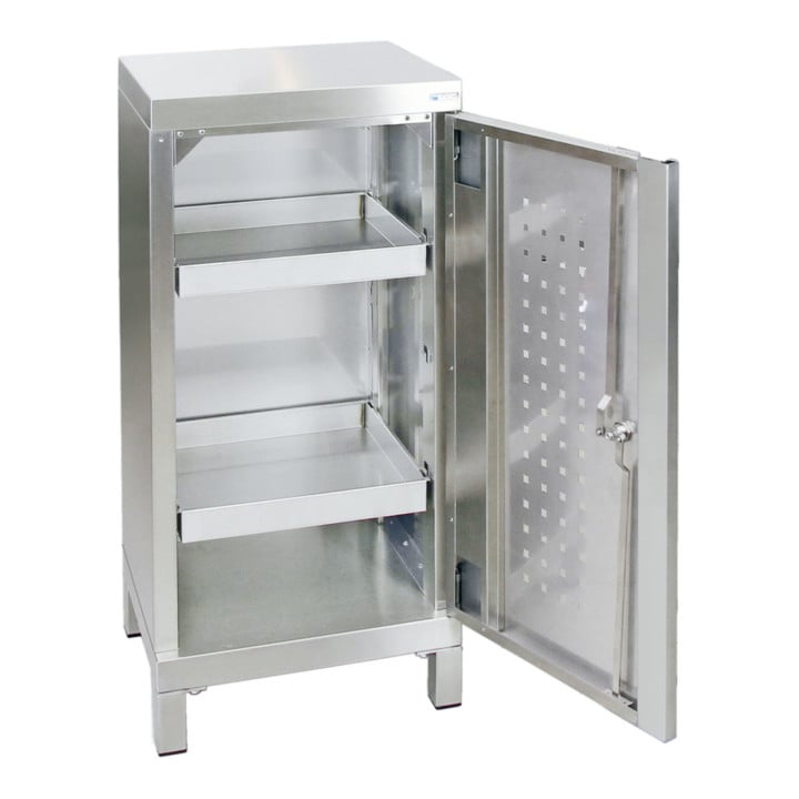 Stumpf Edelstahl-Umweltschrank Cabinox, 900x450x400mm, Sockelfüße