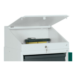 STUMPF Élément de pupitre H272 × I91 × P500 mm gris clair