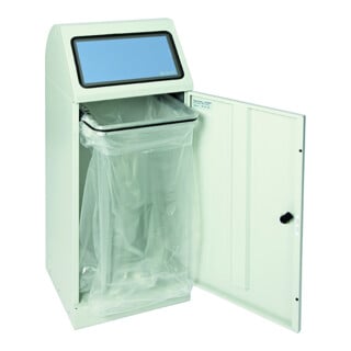 Stumpf Métal Conteneur à déchets 70 litres avec grande ouverture et support pour sacs à déchets