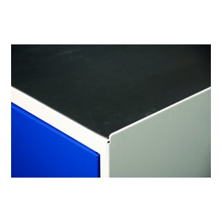 Stumpf Metall Armoire à outils Hauteur 180 cm 2 compartiments 8 tiroirs gris clair gris anthracite