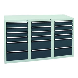 Stumpf Metall Cloisons pour tiroirs 200 mm H 18 pièces