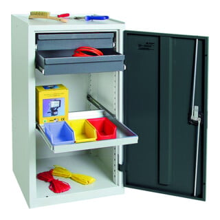 Stumpf Metall Umweltschrank 90 x 100 x 50 cm lichtgrau dichtgeschweißt