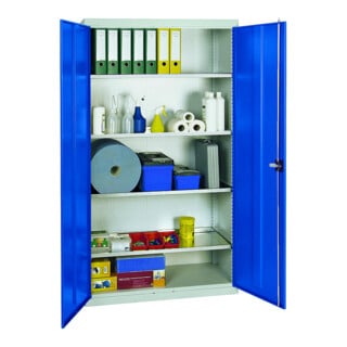 Stumpf Metall Umweltschrank Gefahrstoffschrank 90 x 50 x 50 cm lichtgrau lichtblau