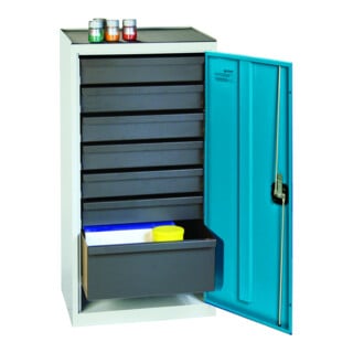 Stumpf Metall Umweltschrank und Gefahrstoffschrank 180 x 100 x 50 cm lichtgrau