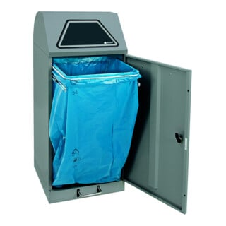 Stumpf Metall Werkzeugschrank 180 cm 2 Abteile 14 Schubladen lichtgrau anthrazitgrau
