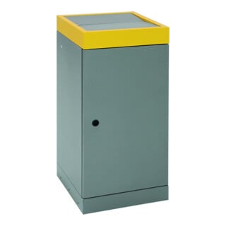 Stumpf Metall Werkzeugschrank Höhe 100 cm 1 Schublade 2 Fachböden lichtgrau anthrazitgrau