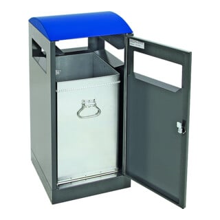 Stumpf Metall Werkzeugschrank Höhe 180 cm 4 Fachböden 3 Großraumschubladen lichtgrau anthrazitgrau