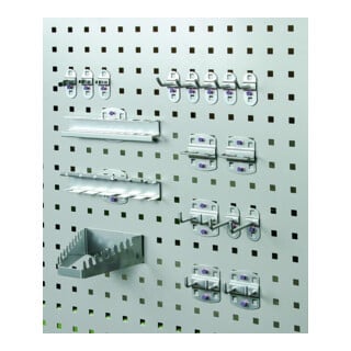 Stumpf Metall Werkzeugschrank-Säule Höhe 180 cm lichtgrau enzianblau