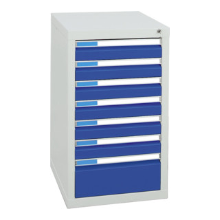 Stumpf Schubladenschrank Serie ESTA, enzianblau 500 mm