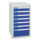 Stumpf Schubladenschrank Serie ESTA, enzianblau 500 mm-1