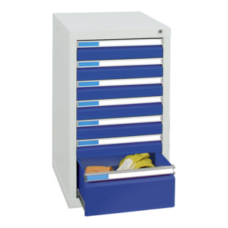 Stumpf Schubladenschrank Serie ESTA, enzianblau 500 mm