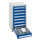 Stumpf Schubladenschrank Serie T-100/35-5, enzianblau 500 mm-2