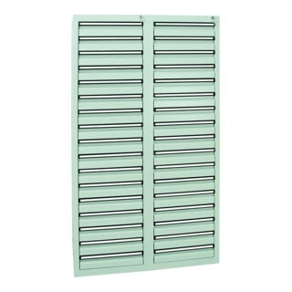 Stumpf Schubladenschrank Serie T-100/35-1, RAL 7035/7016, 30 Schubladen