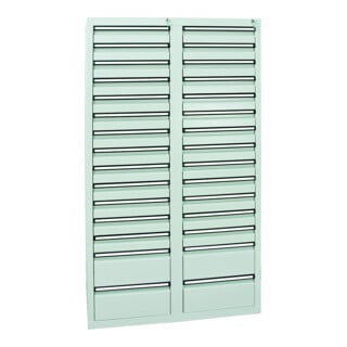 Stumpf Schubladenschrank Serie T-100/35-1, RAL 7035/7016, 6 Schubladen