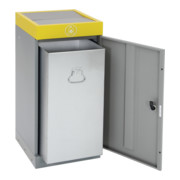 Stumpf Sortssystem ProTec-Plus, graualu/1003, verzinkter Innenbehälter, 70 Liter-3