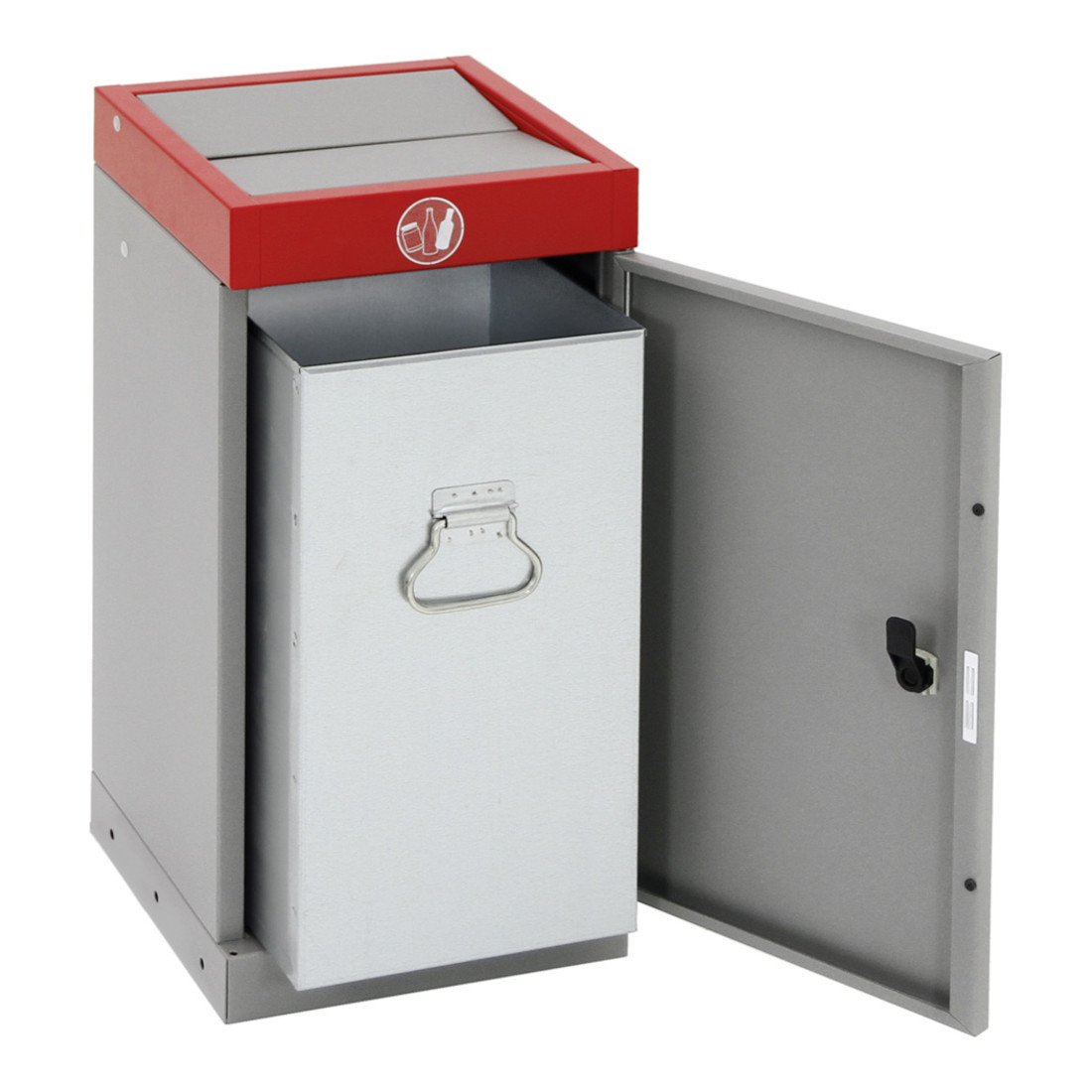 Stumpf Sortssystem ProTec-Plus, graualu/3000, verzinkter Innenbehälter, 30 Liter