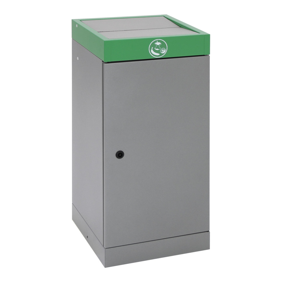 Stumpf Sortssystem ProTec-Plus, graualu/6024, verzinkter Innenbehälter, 70 Liter