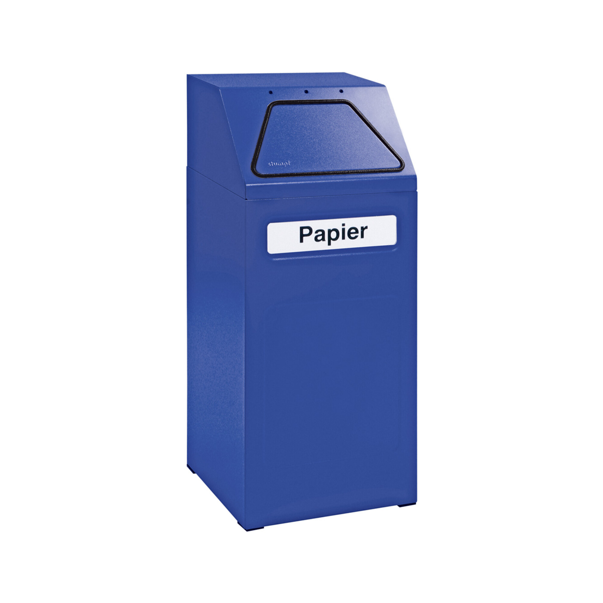 Stumpf Sortsystem 65, RAL 5010/5010, verzinkter Innenbehälter, 65 Liter ; Stumpf Metall