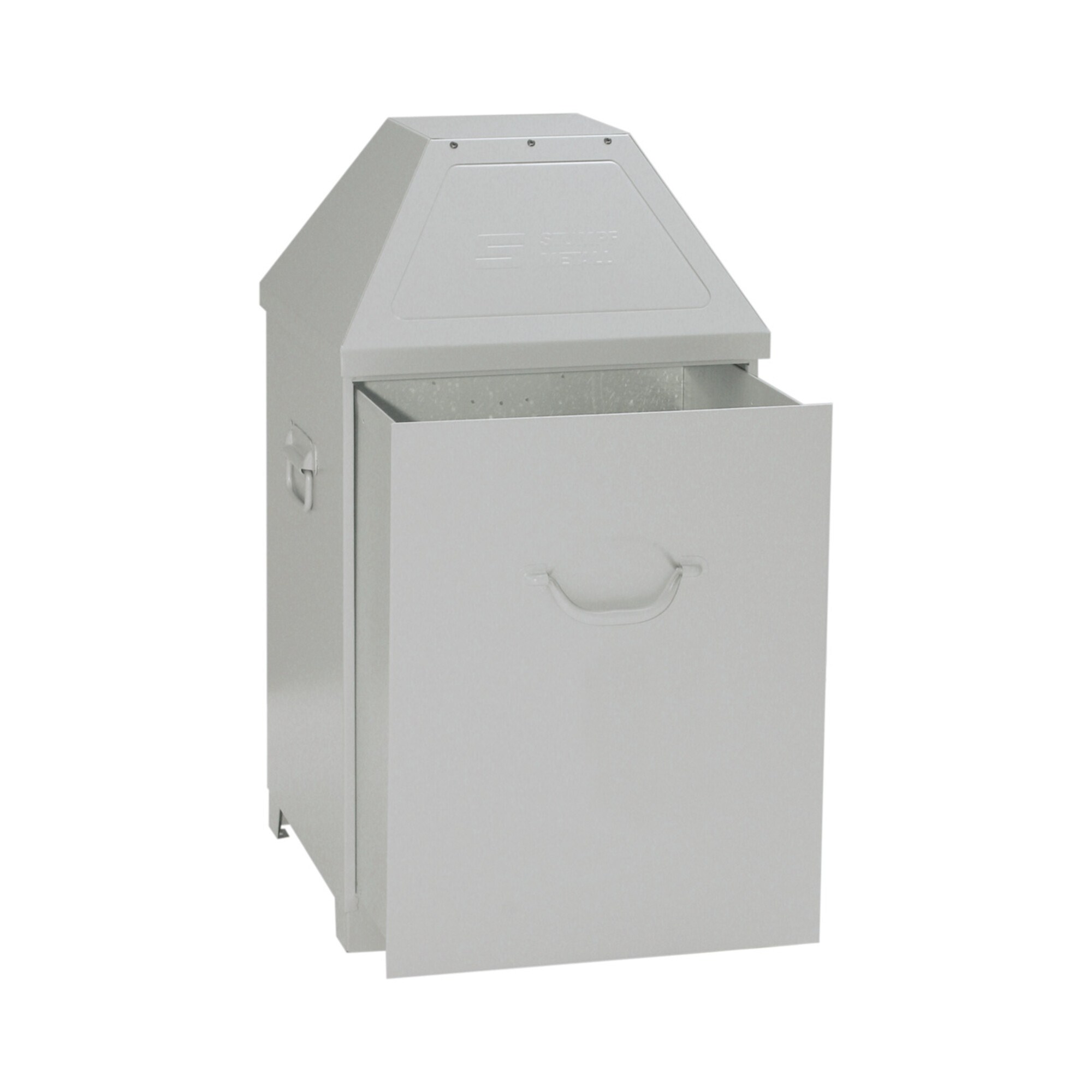Stumpf Sortsystem ABF, weißalu-struktur, Mod. 2, 80 Liter ; Stumpf Metall