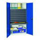 Stumpf Sortsystem Modul-Vario 120, graualu-struktur Innenbehälter, 120 Liter, Trethebel