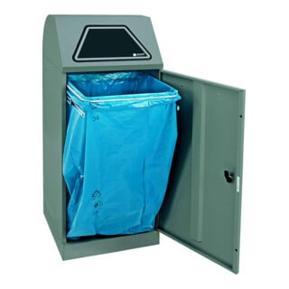 Stumpf Sortsystem Modul-Vario 120, graualu-struktur, ProSlide-System, 120 Liter