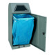 Stumpf Sortsystem Modul-Vario 120 graualu-struktur ProSlide-System, 120 Liter Trethebel