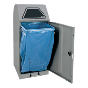 Stumpf Sortsystem Modul-Vario 120 graualu-struktur ProSlide-System, 120 Liter Trethebel-3