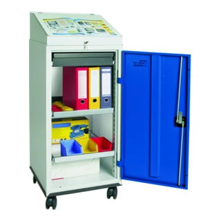 Stumpf Sortsystem Modul-Vario 45, graualu-struktur, ProSlide-System, 45 Liter