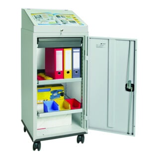 Stumpf Sortsystem Modul-Vario 45, graualu-struktur ProSlide-System, 45 Liter, Trethebel