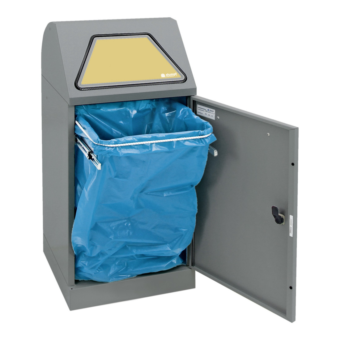Stumpf Sortsystem Modul-Vario 60, graualu-struktur, ProSlide-System, 60 Liter