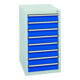 Stumpf Sortsystem Modul-Vario 60, graualu-struktur ProSlide-System, 60 Liter, Trethebel