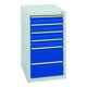 Stumpf Sortsystem Modul-Vario 75, graualu-struktur ProSlide-System, 75 Liter, Trethebel