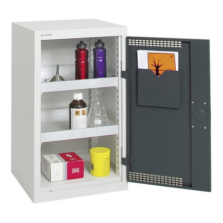 Stumpf Umweltschrank BP-1, RAL 7035/7016, 2 Auffangwannen