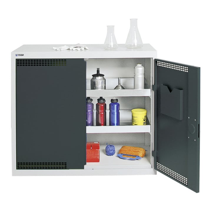 Stumpf Umweltschrank BP-2, RAL 7035/7016, 2 Auffangwannen