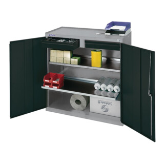 Stumpf Werkzeug- und Materialschrank 3000, RAL 7035/7016, 2 Schubladen, 2 Wannen
