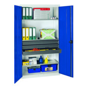 Stumpf Werkzeug- und Materialschrank 3000, RAL 7035/7016, 3 Schubladen, 3 Wannen