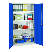 Stumpf Werkzeug- und Materialschrank 3000, RAL 7035/7016, 4 Wannen