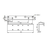 Sturzfutterw.f.DC300 silber ASSA ABLOY-4