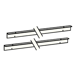 Sturzfutterwinkelset f.Gleitsch.G-SR/BG weiß 9016 DORMA