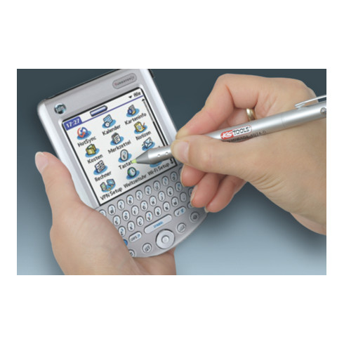 Stylo à bille LED KS Tools 4 en 1, 150 mm