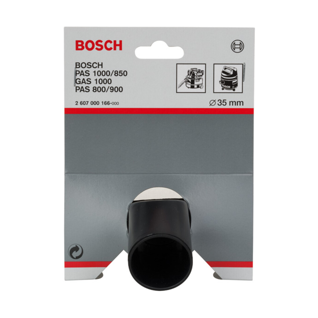 Suceur plat pour ameublement 35 mm