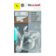 suki Butée de porte plastique 40x43xH23, auto-adhésive, transparent Contenu : 1-1